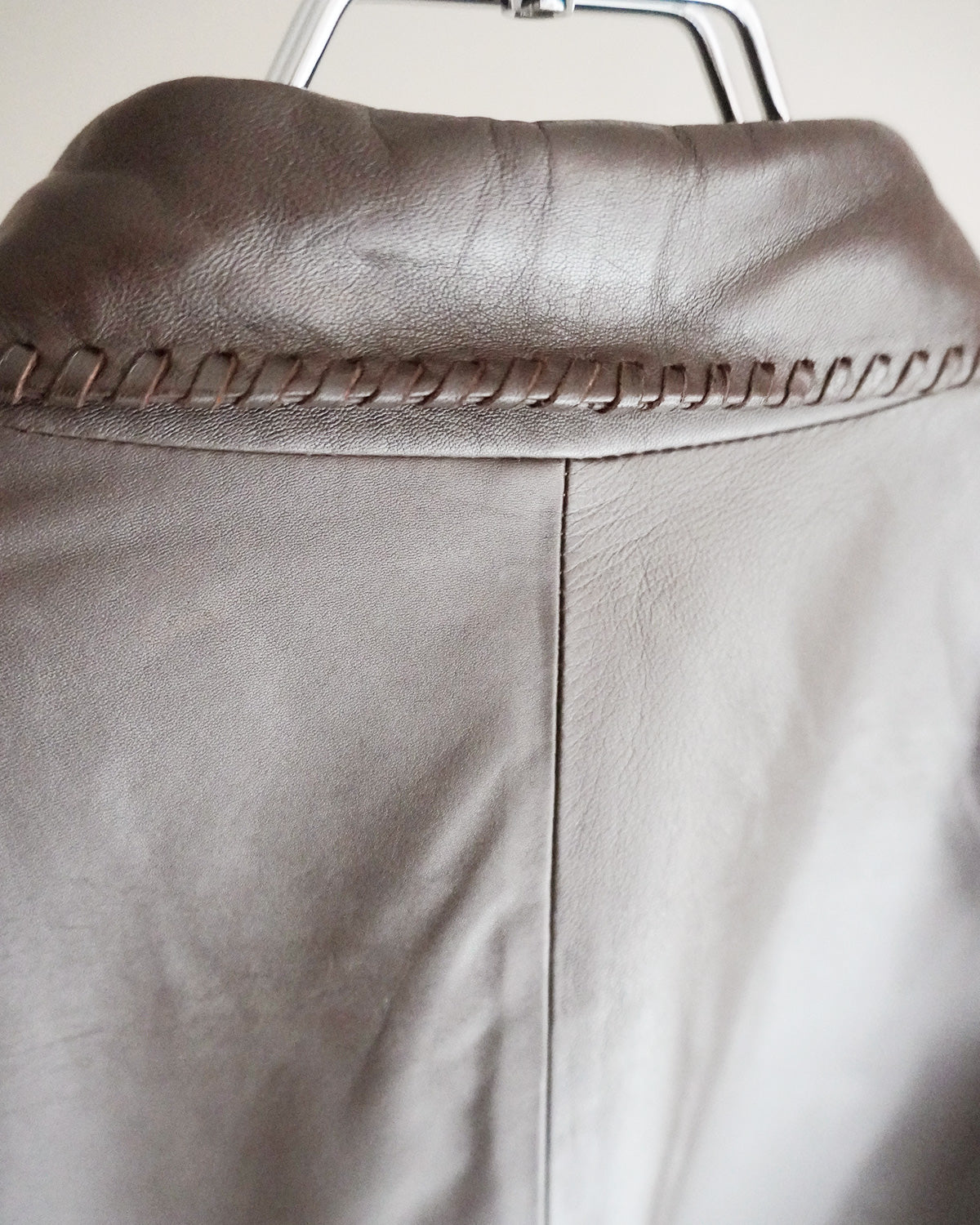 ブラウンレザージャケット