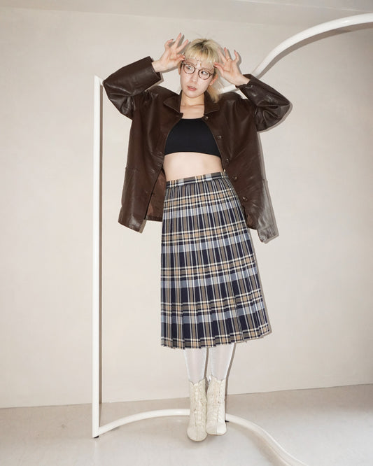 アクアスキュータム プリーツスカート