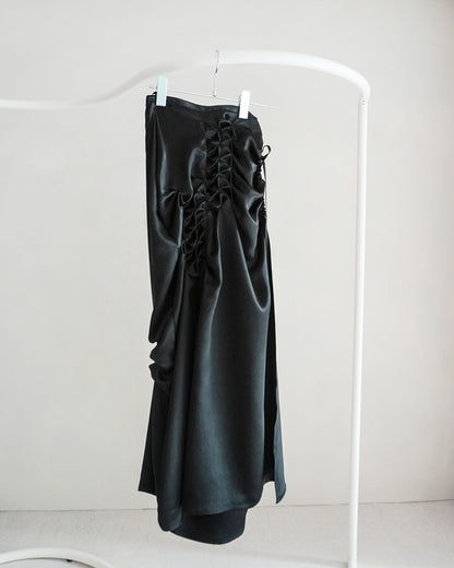 Hakama wrap skirt