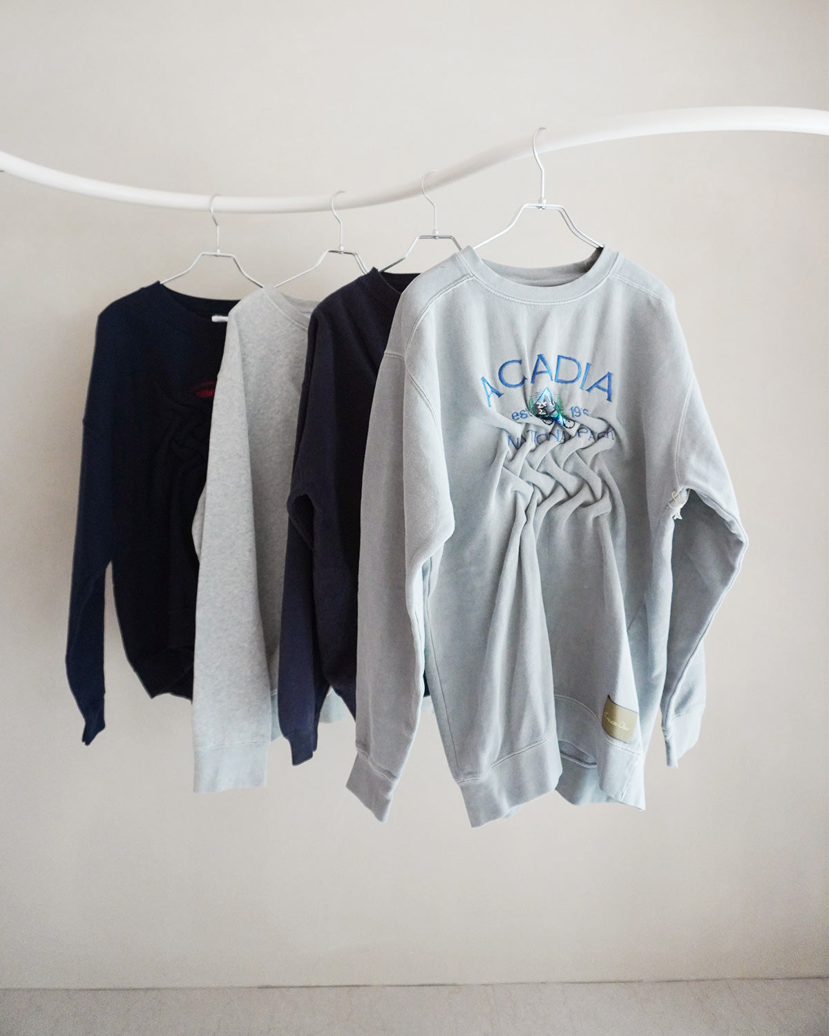 Remake sweat - front Navy
