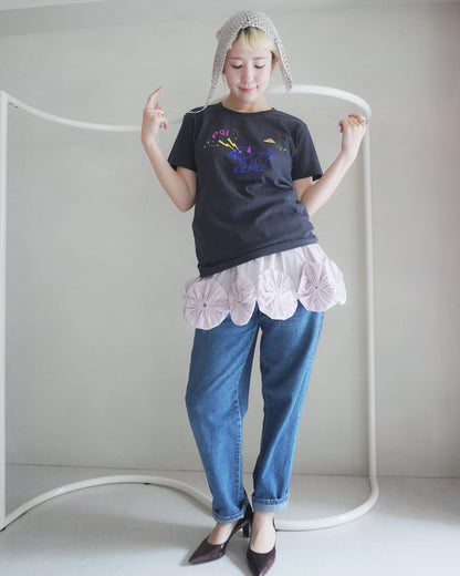 Print tee S/S cat UFO