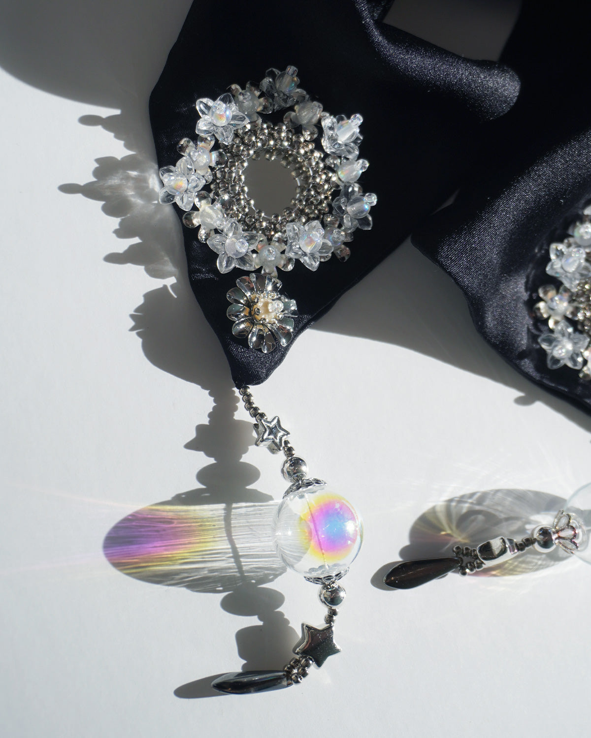 Bijoux Silk Ribbon ChouChou【black】