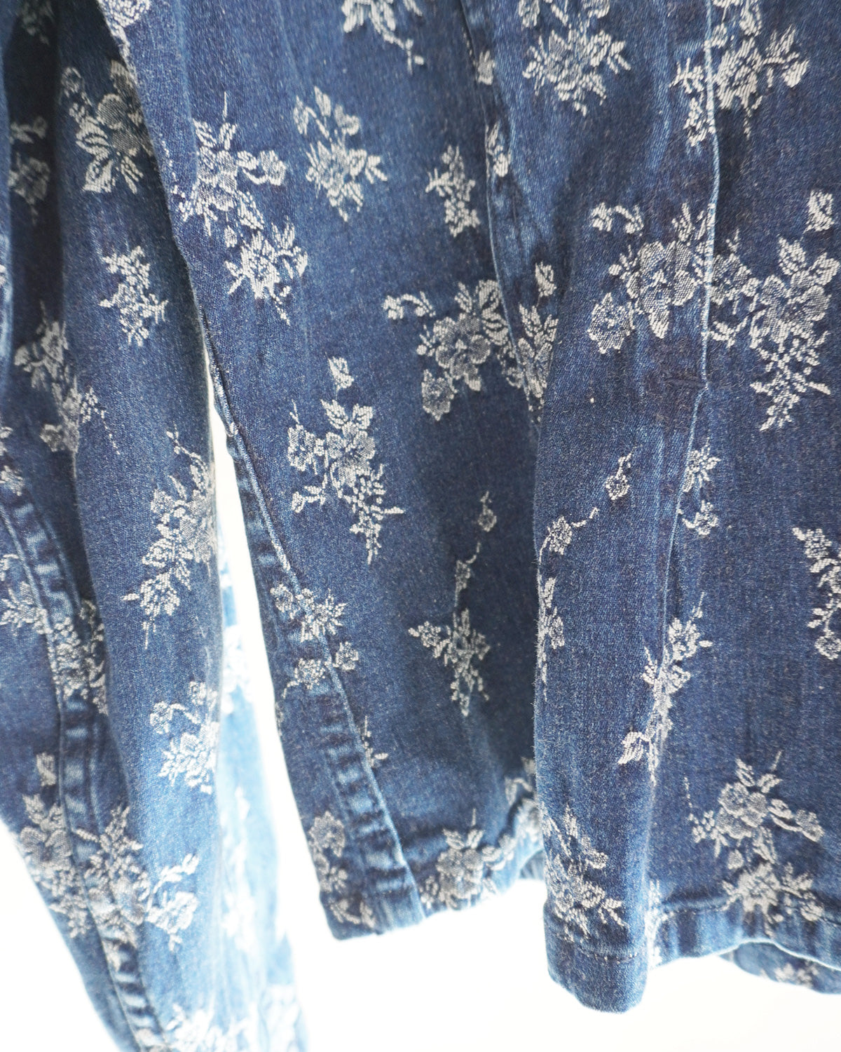 フラワーデニムジャケット