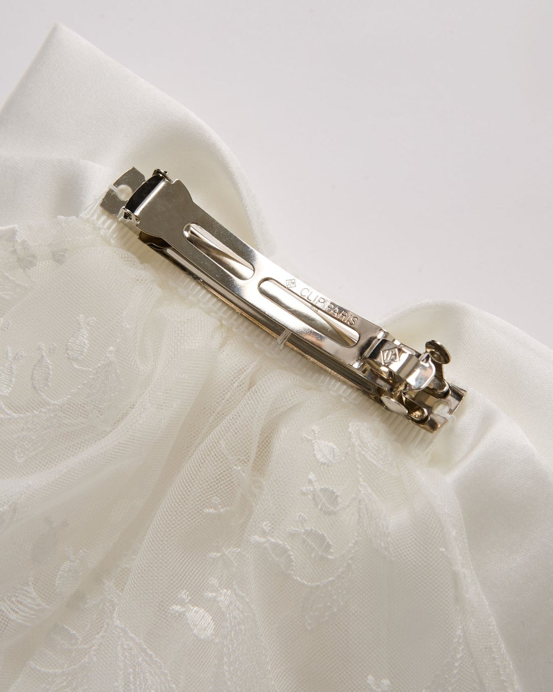 lily of the valley lace barette