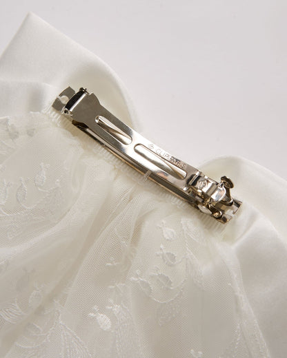 lily of the valley lace barette