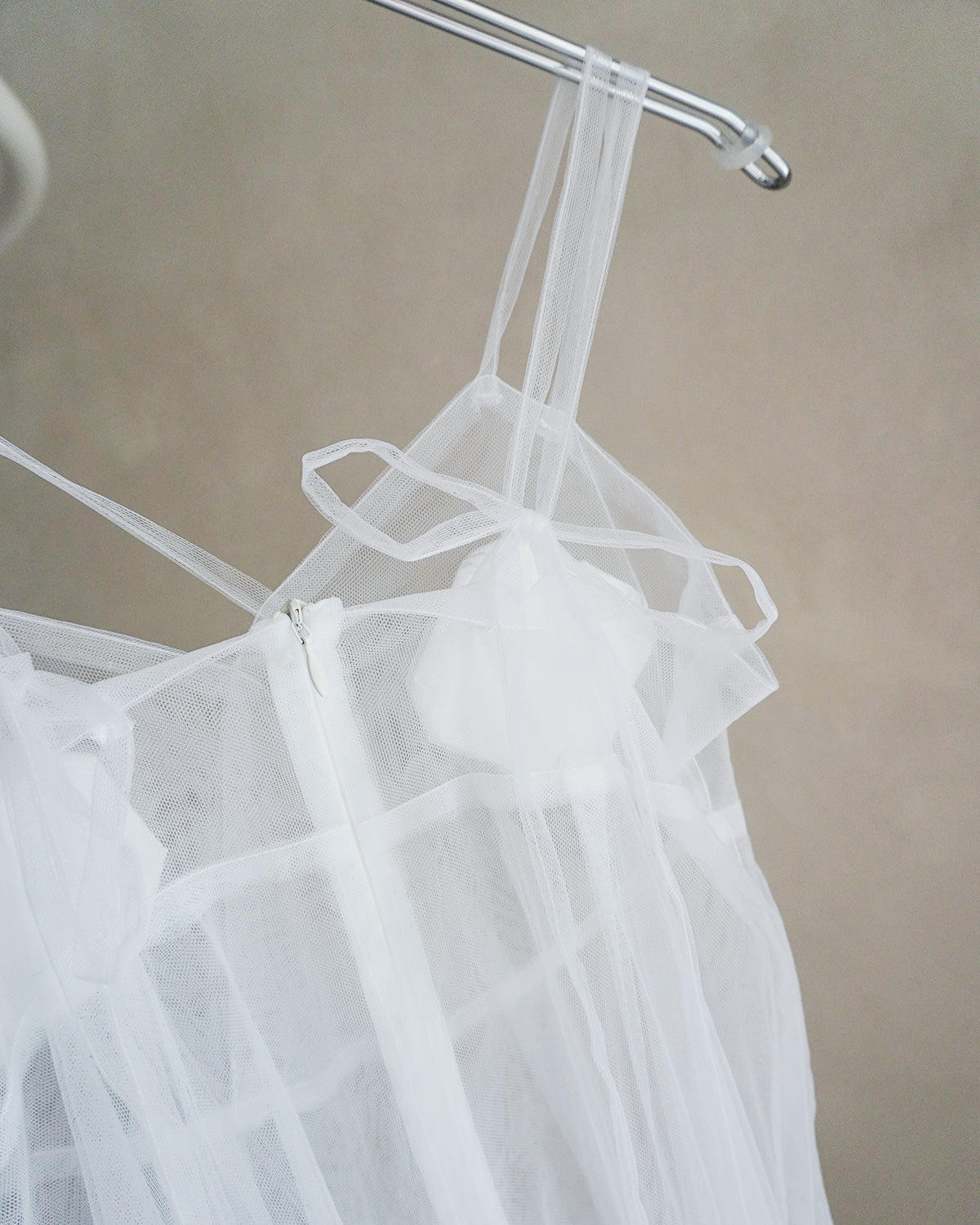 Origami veil dress
