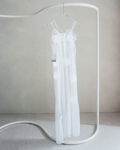 Origami veil dress