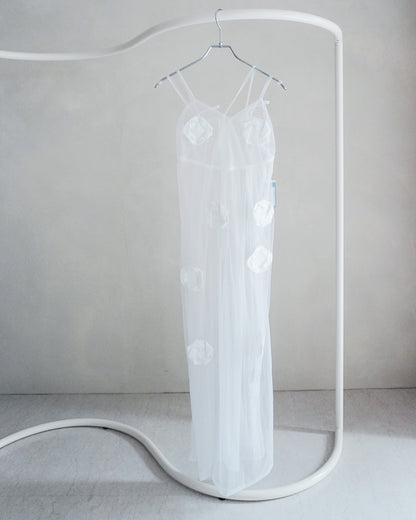 Origami veil dress