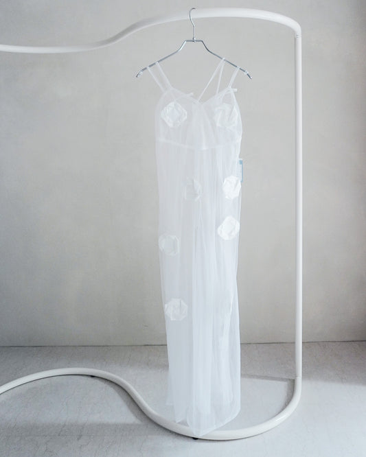 Origami veil dress