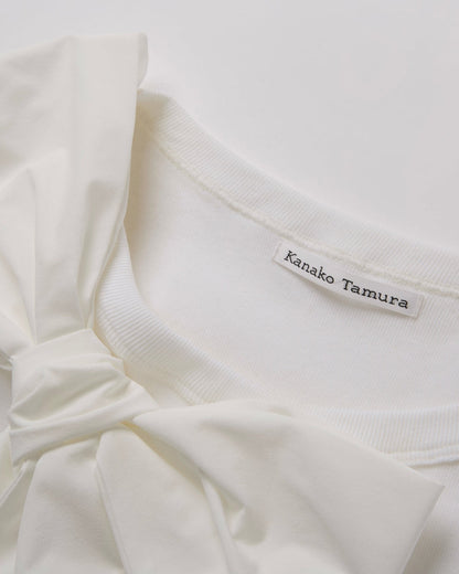 ribbon puff sleeve tshirts