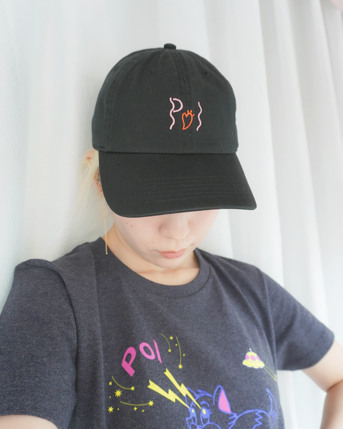 Poi embroidery cap