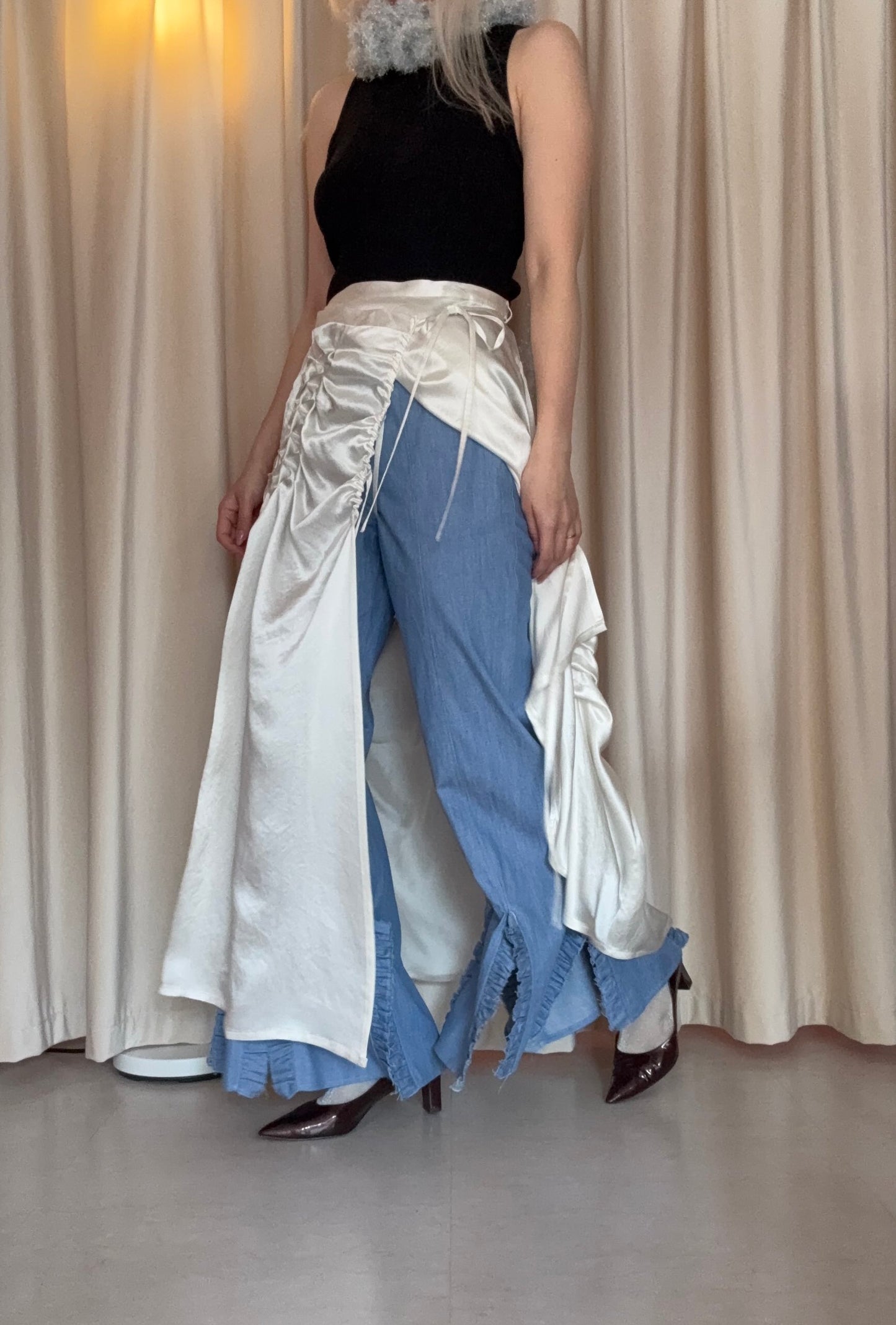 Hakama wrap skirt