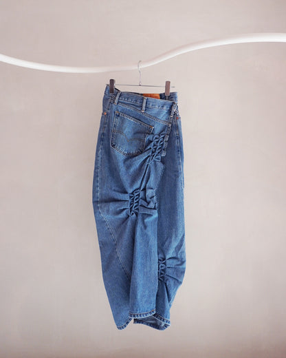 Remake denim skirt【M】