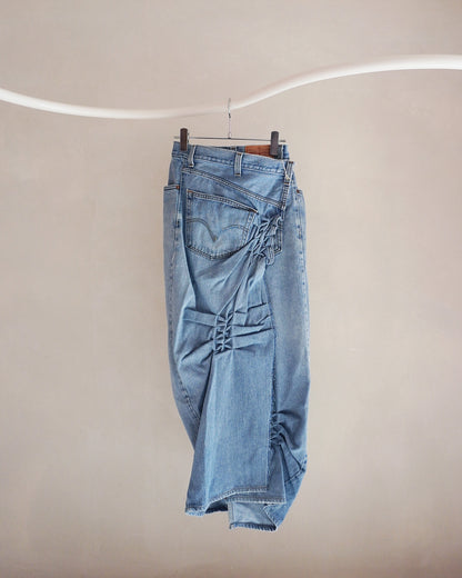 Remake denim skirt【M】