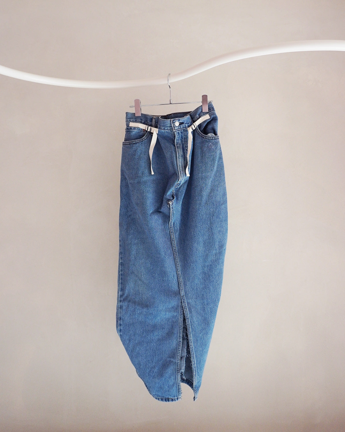 Remake denim skirt【M】