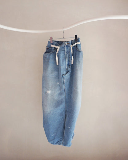 Remake denim skirt【M】