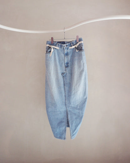 Remake denim skirt【S】