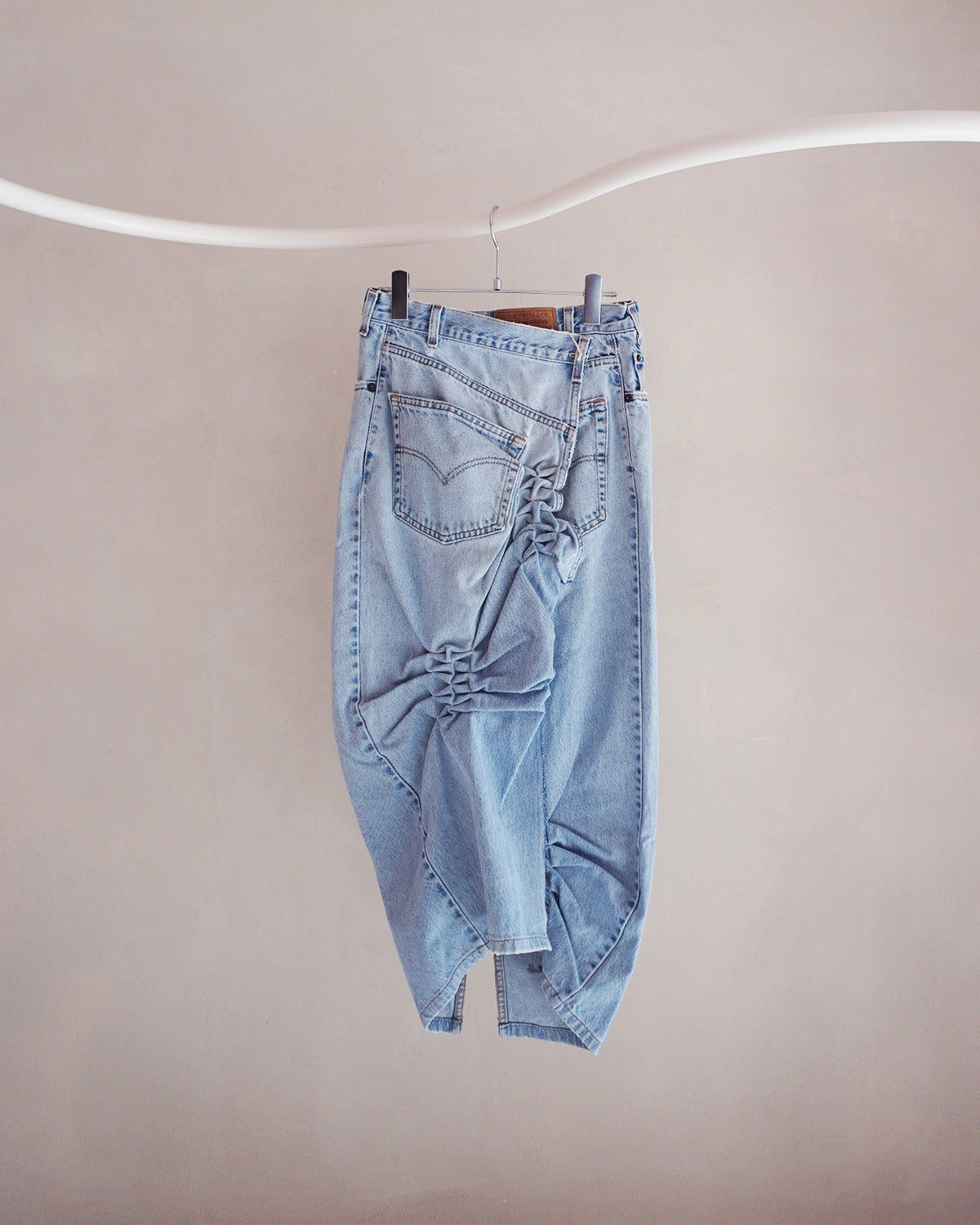 Remake denim skirt【S】