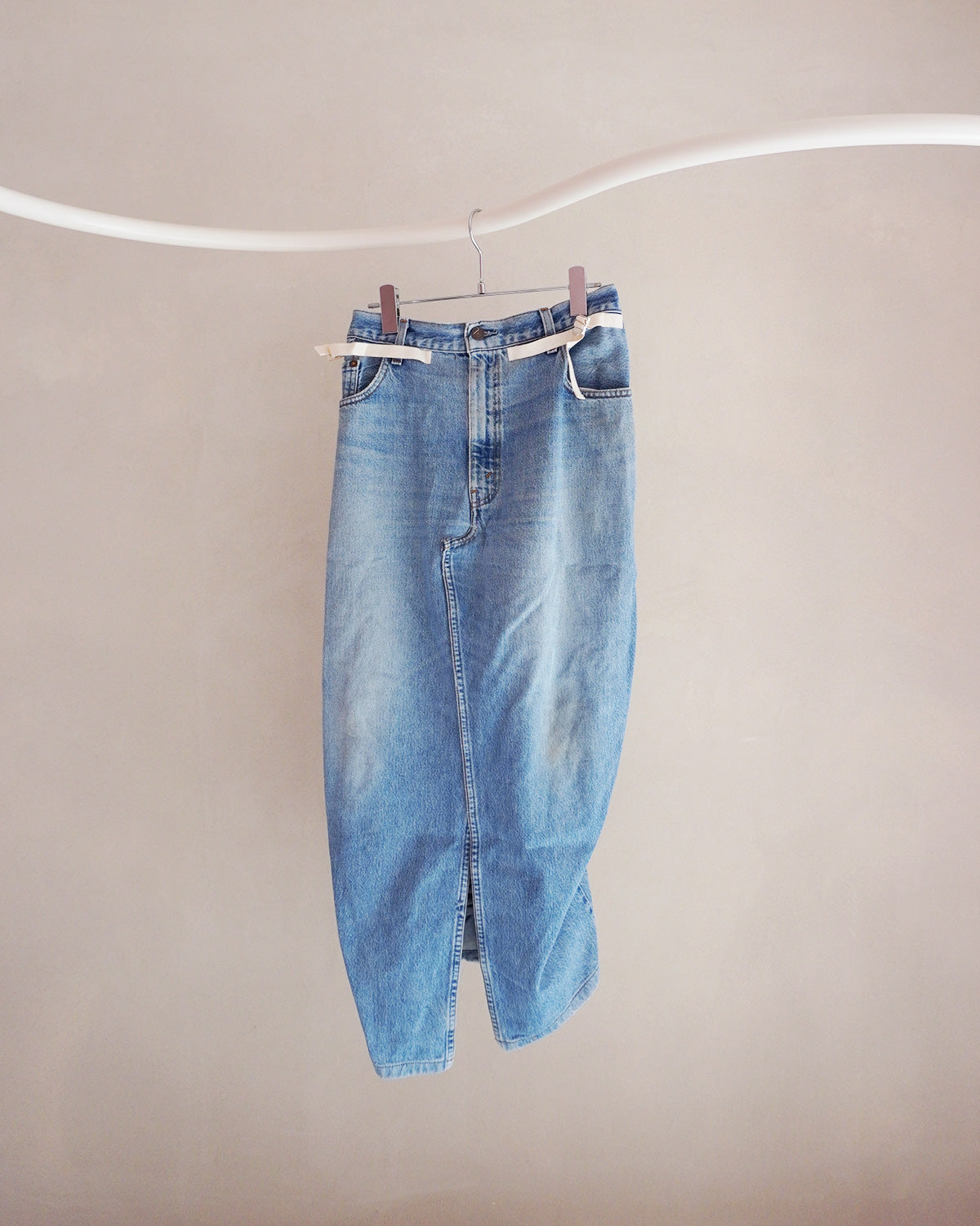 Remake denim skirt【S】