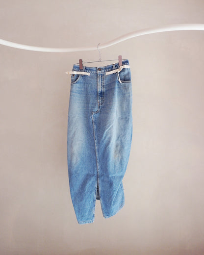 Remake denim skirt【S】