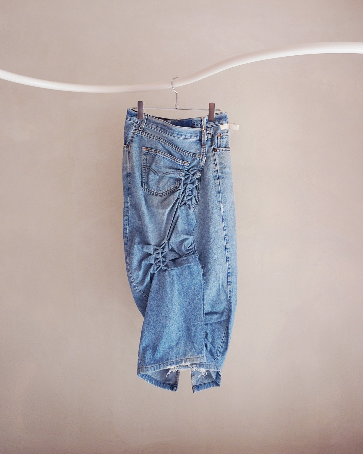 Remake denim skirt【S】