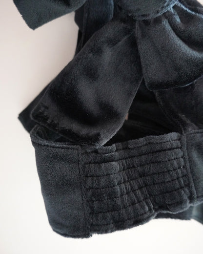 Velour Ribbon Bustier