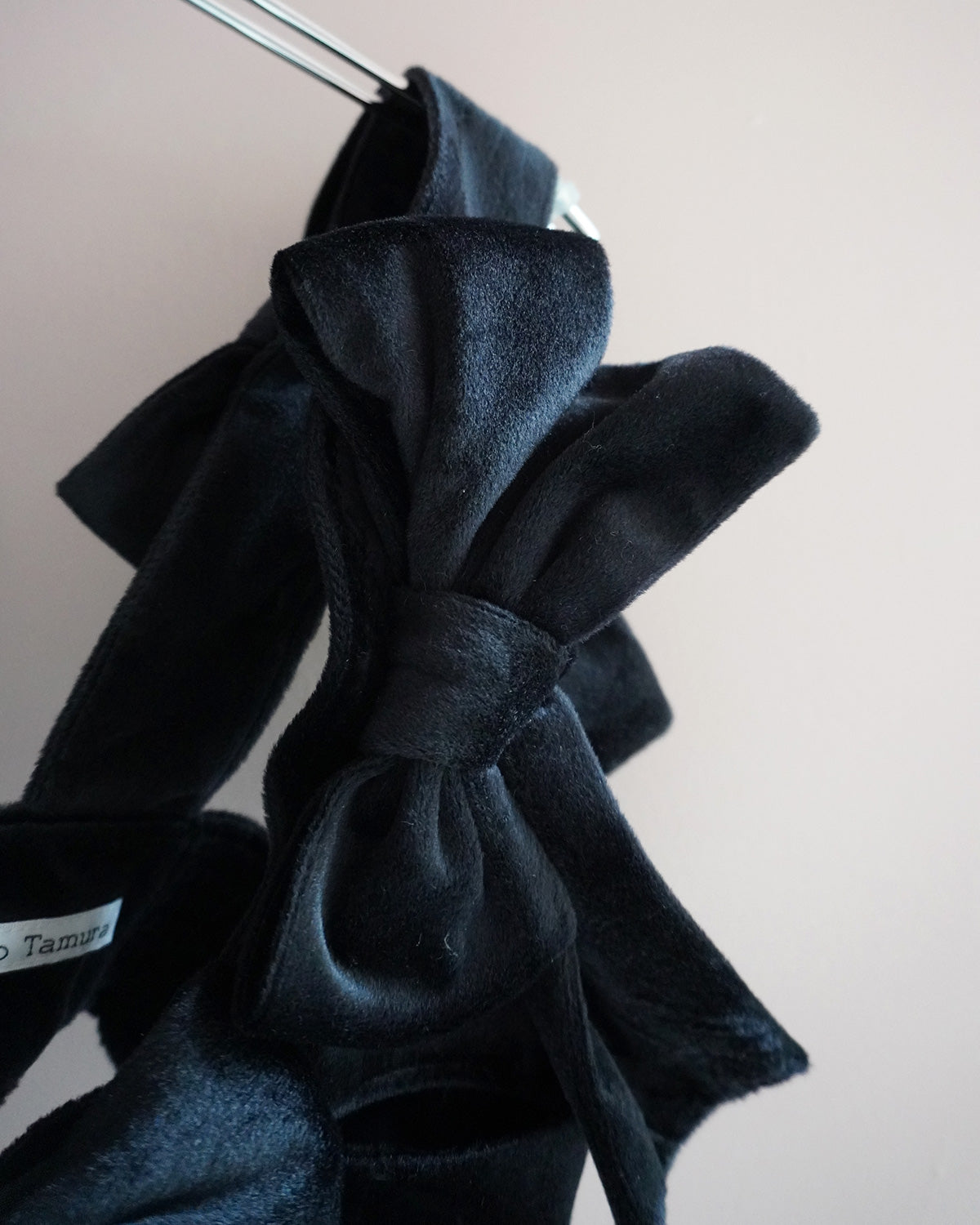 Velour Ribbon Bustier