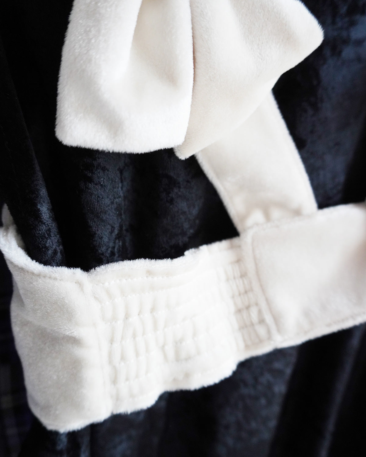 Velour Ribbon Bustier