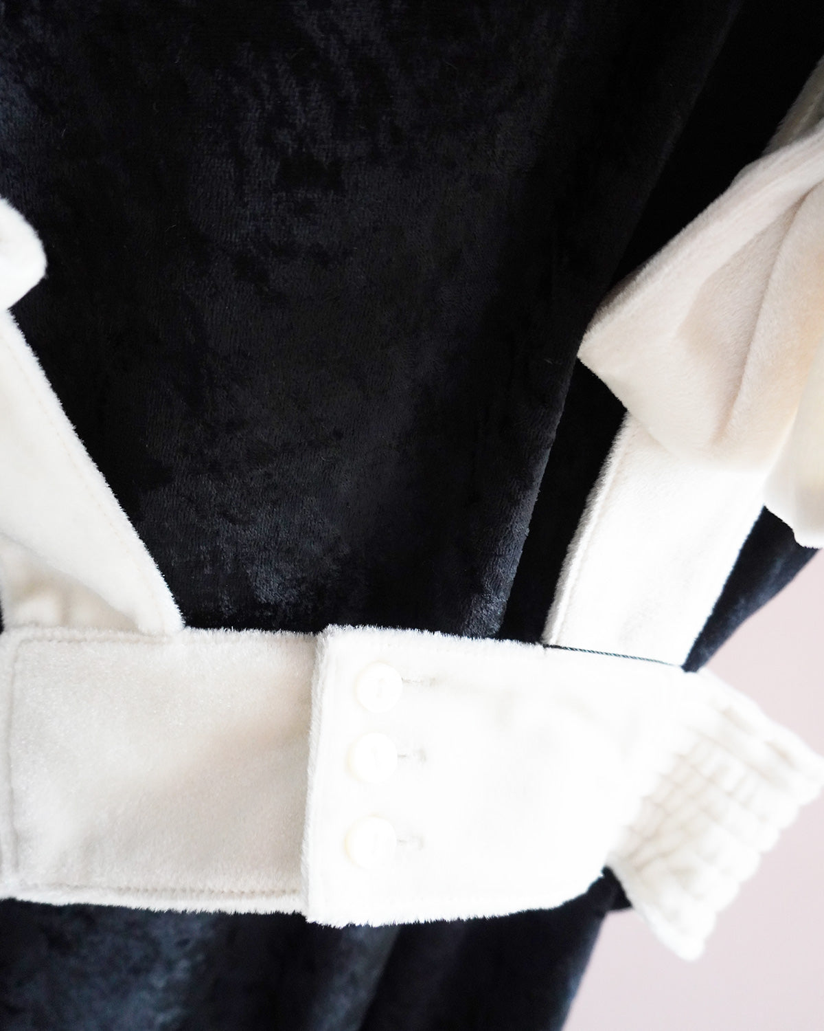 Velour Ribbon Bustier