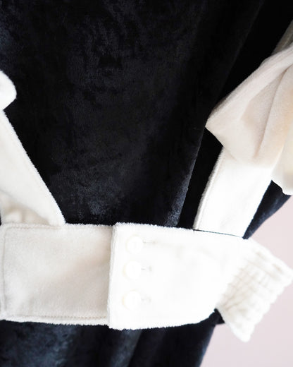 Velour Ribbon Bustier