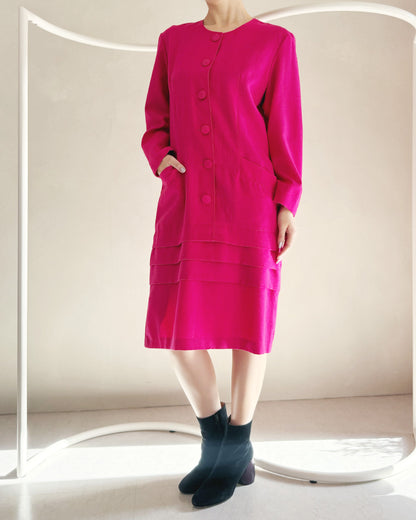 フューシャピンクワンピース