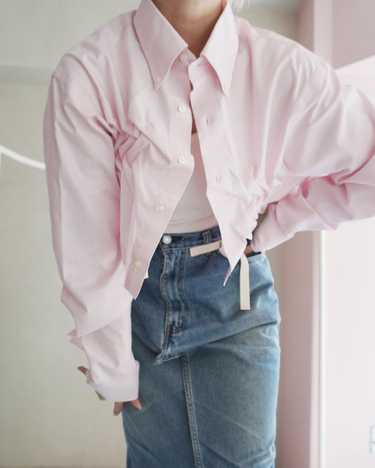 Remake short shirt (pink)