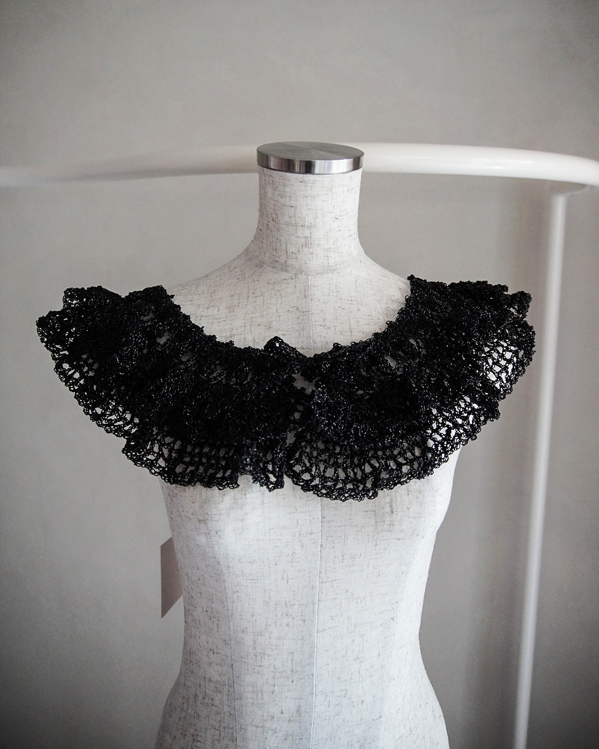 【3月お届け予約商品】lace hand knit collar