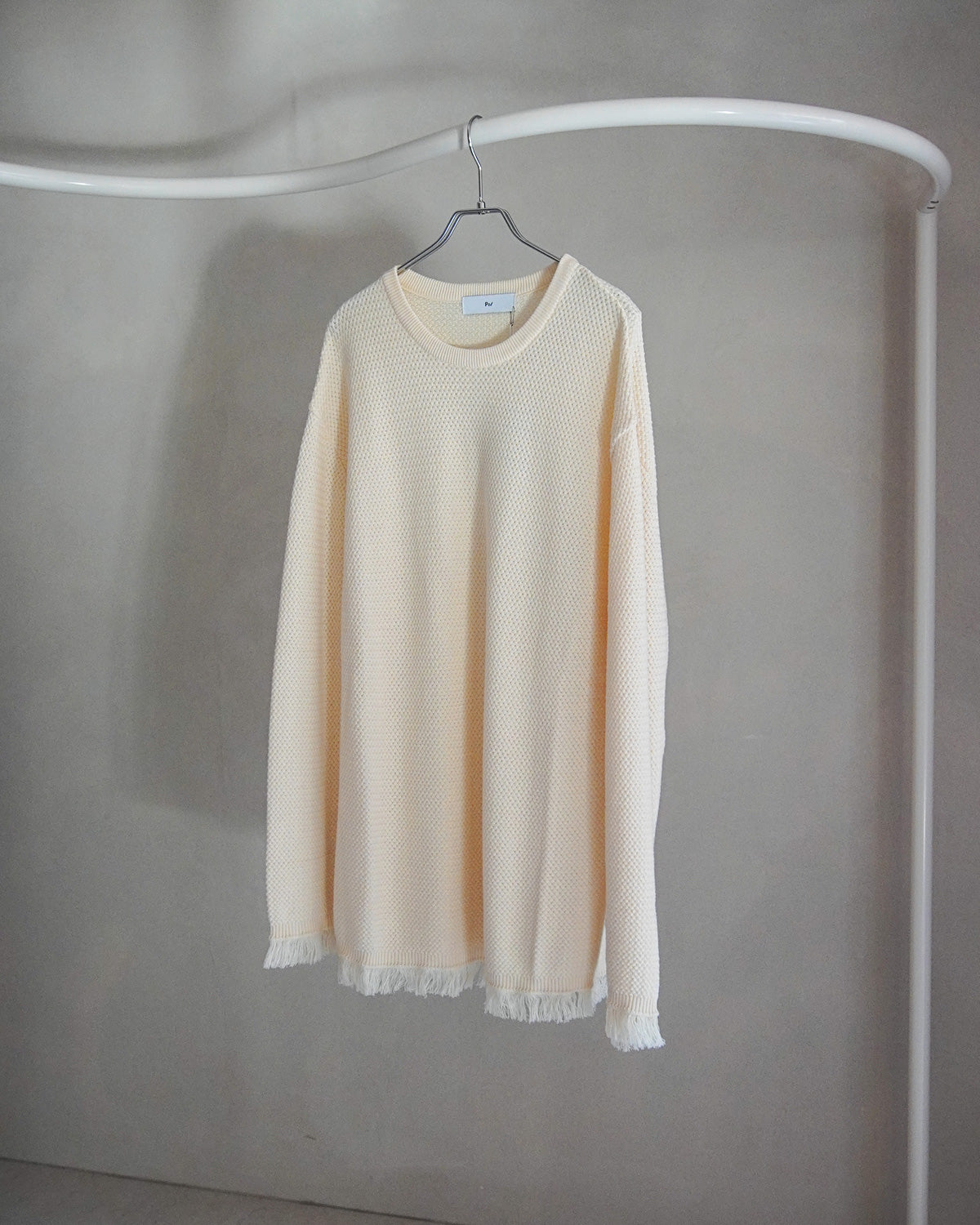 【3月お届け予約商品】fringed knit PO