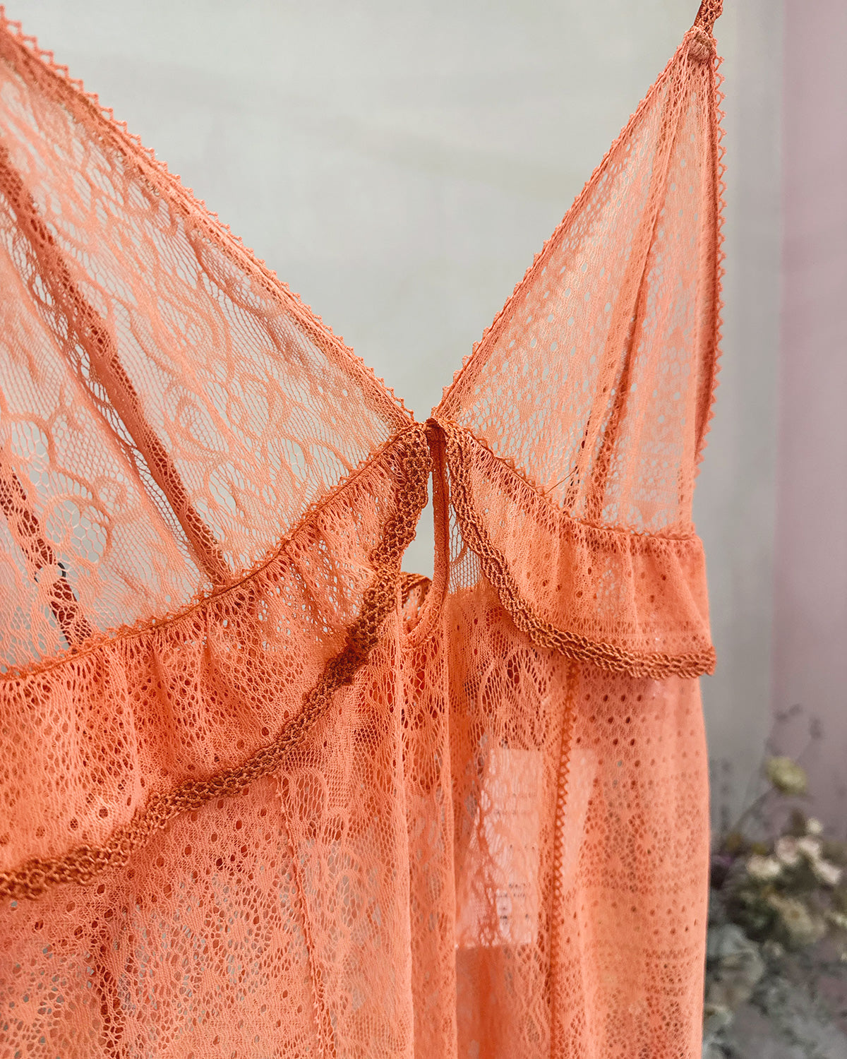 Lace Camisole Dress（ritsu 26SS）｜qqn's ROBE（ケルカンズローブ