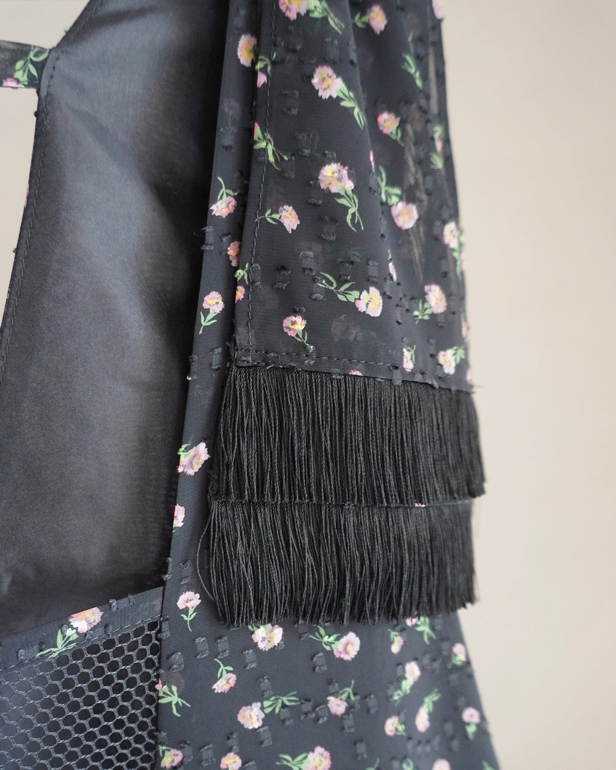 flower jaquard  dress