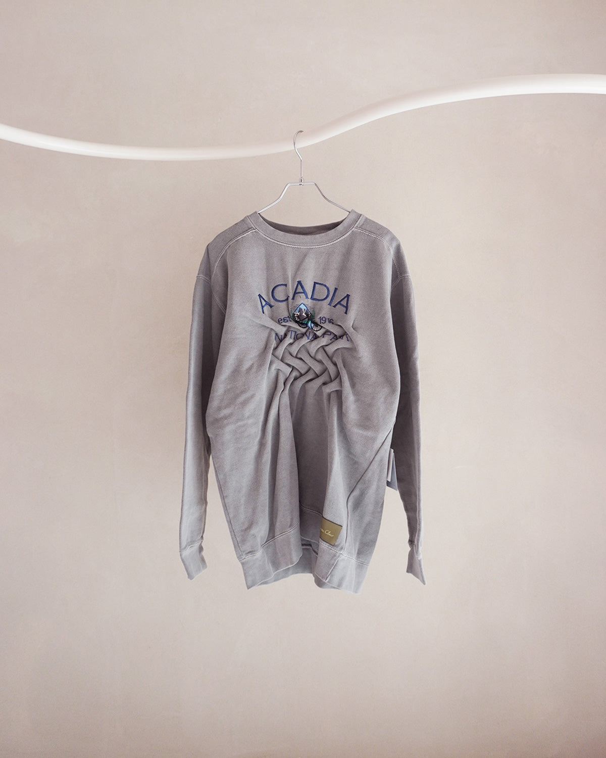 Remake sweat - front Gray