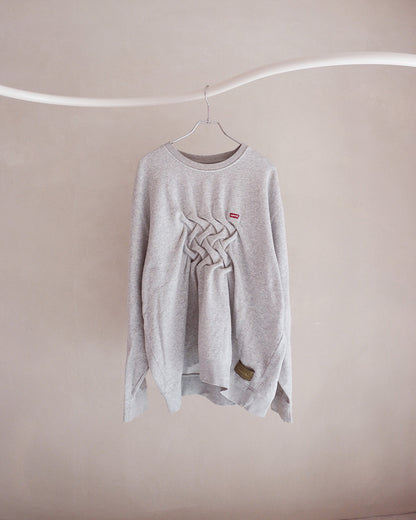Remake sweat - front Gray