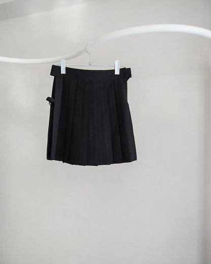 【2月お届け予約商品】pleated rap skirt