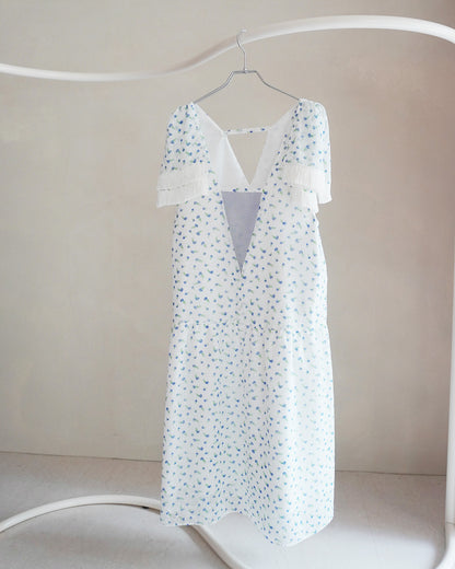 flower jaquard  dress