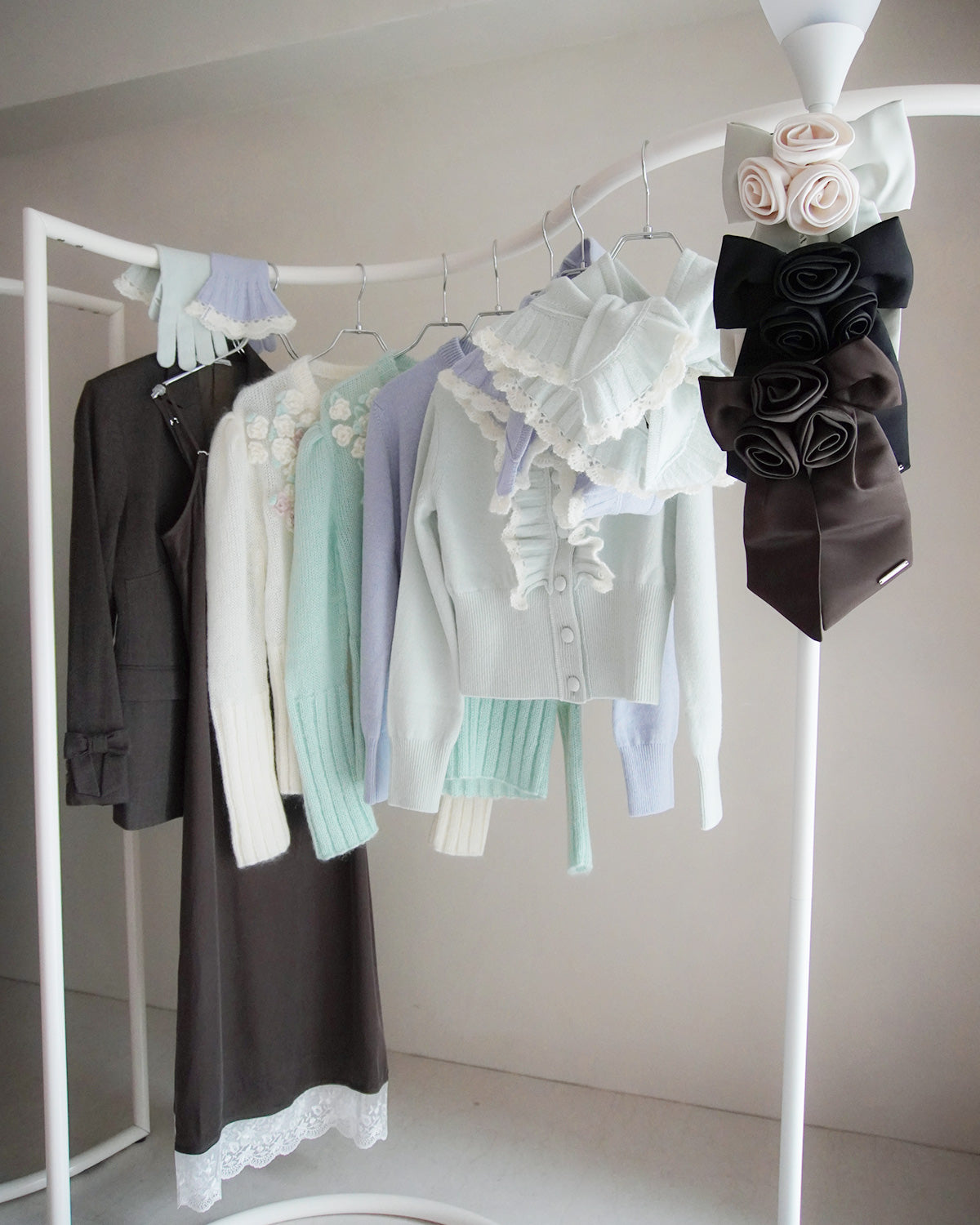 Ruffle Knit Cardigan