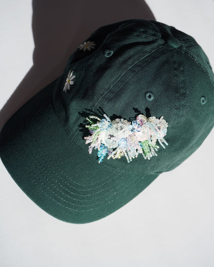 Remake Cap（remake）【green flower】