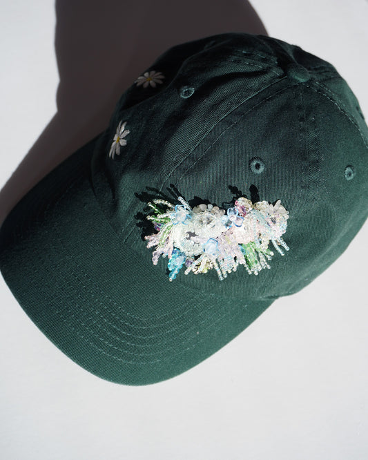 Remake Cap（remake）【green flower】