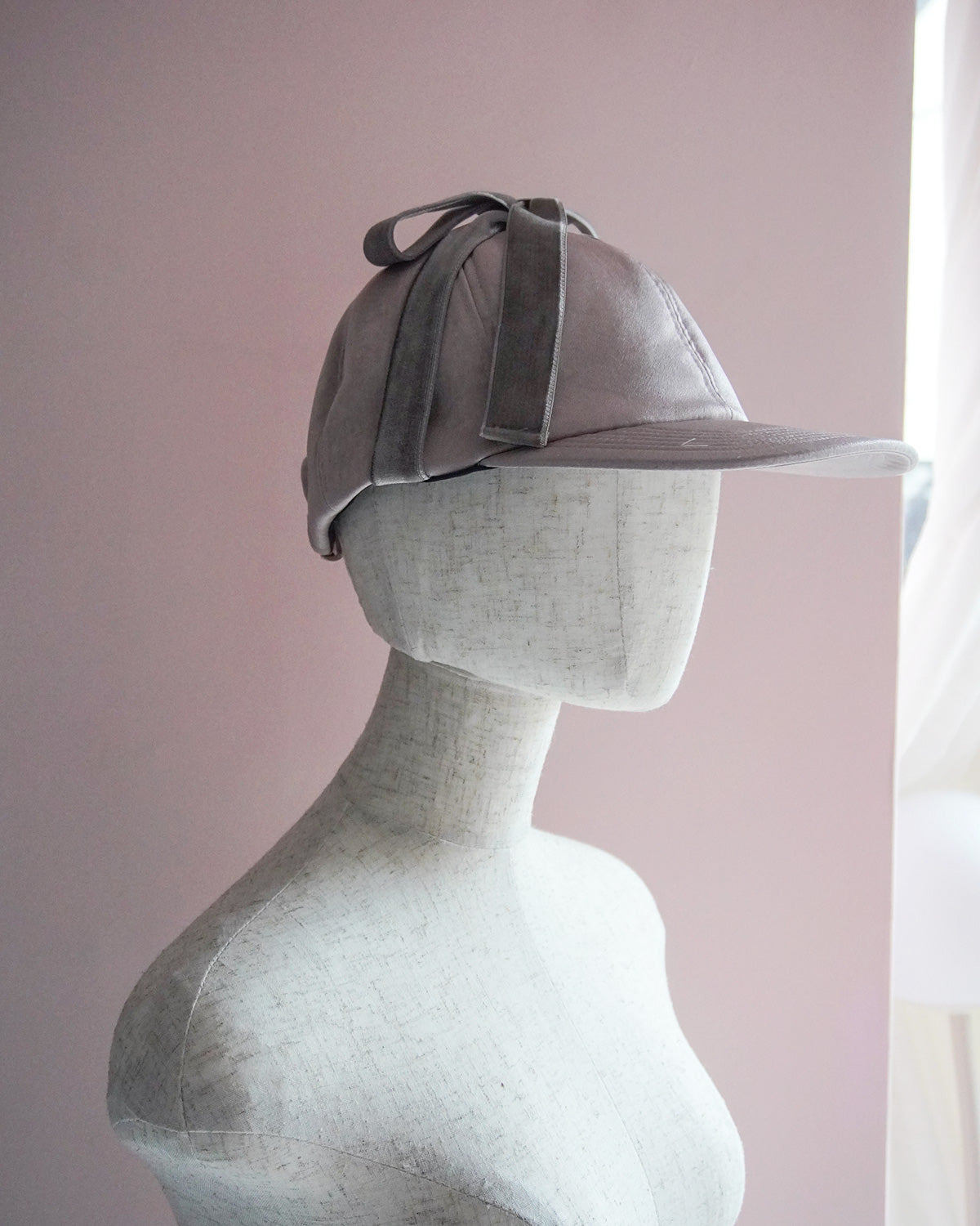 puff ribbon cap