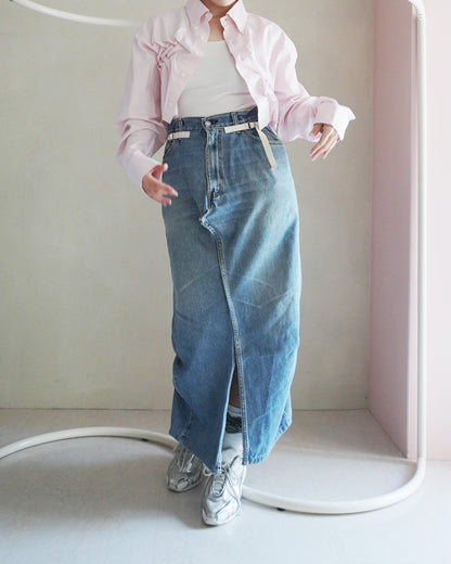 Vintage denim skirt