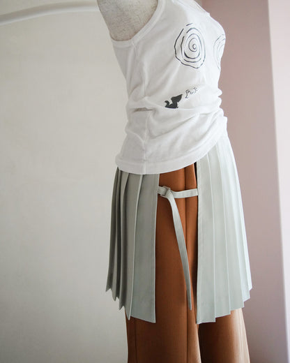 【2月お届け予約商品】pleated rap skirt