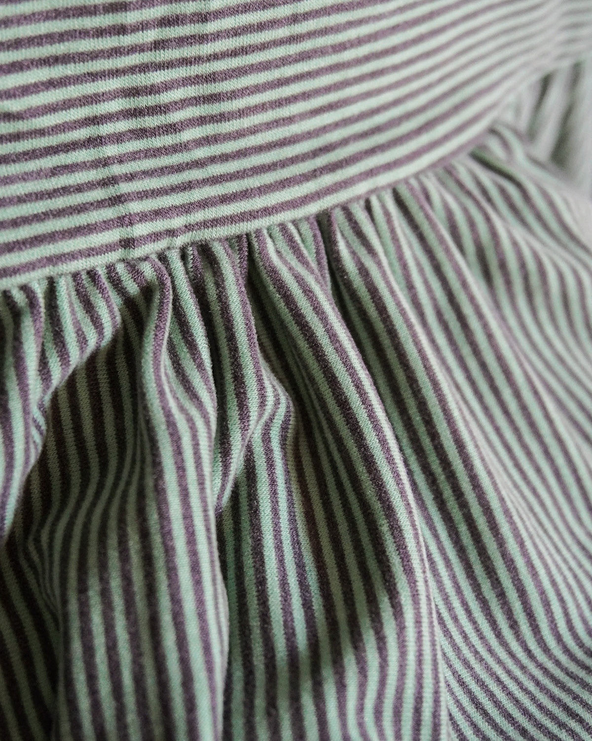 【2月お届け予約商品】narrow border tunic dress