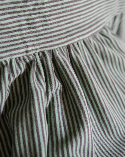 【2月お届け予約商品】narrow border tunic dress