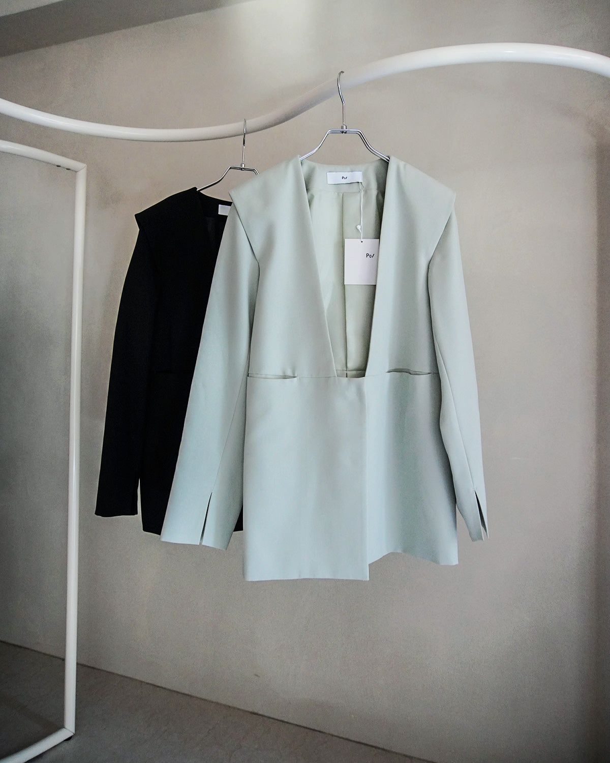 【2月お届け予約商品】collarless jacket