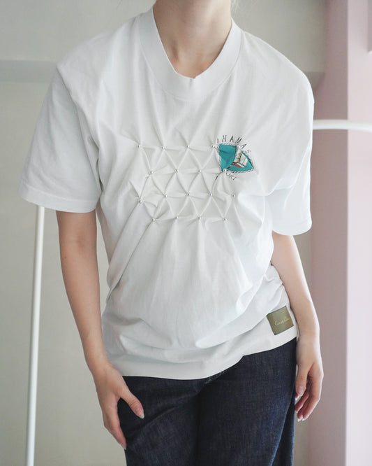 Remake T-front (white)